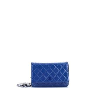 Chanel Wallet On Chain Quilted Patent #255335C25B